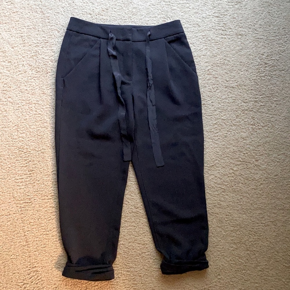 Wilfred cropped tie front pants size 2